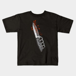 Brass Knuckle knife Kids T-Shirt